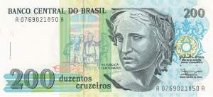 200 Cruzeiros 1990